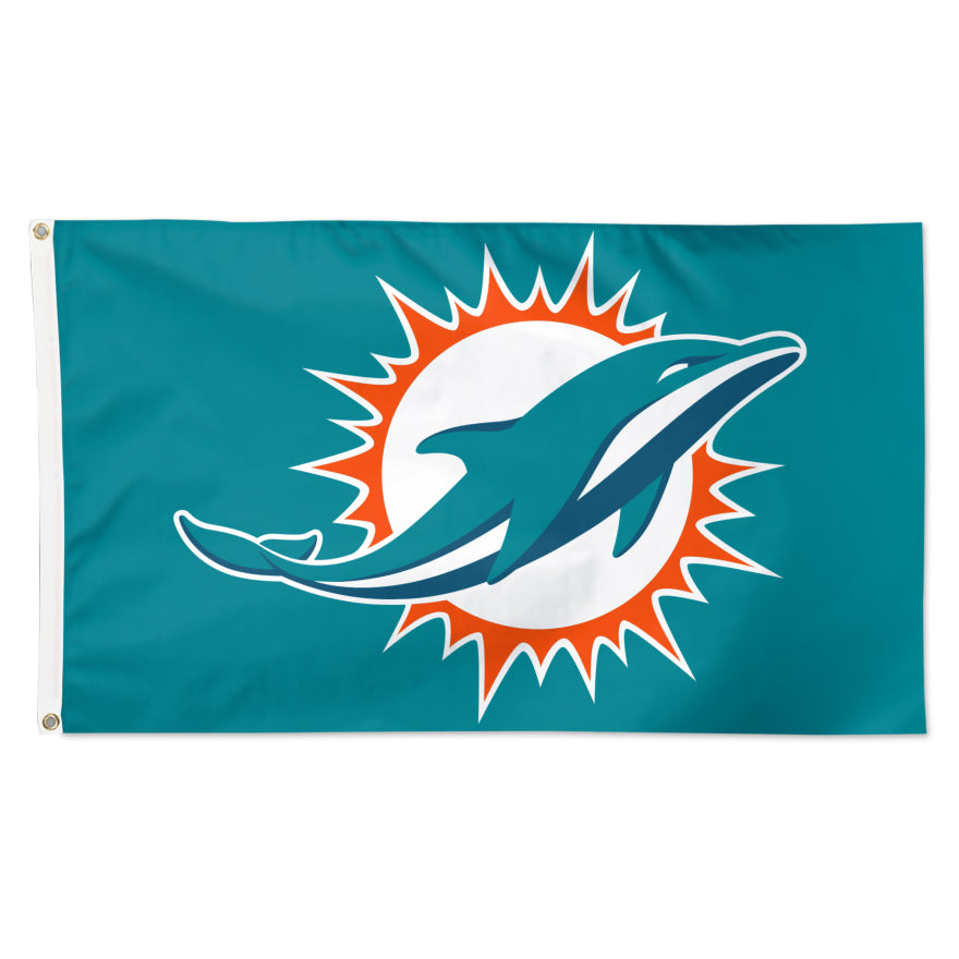 Dolphins 3x5 Flag