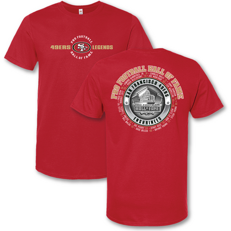 49ers Hall of Fame Legends T-Shirt 2022