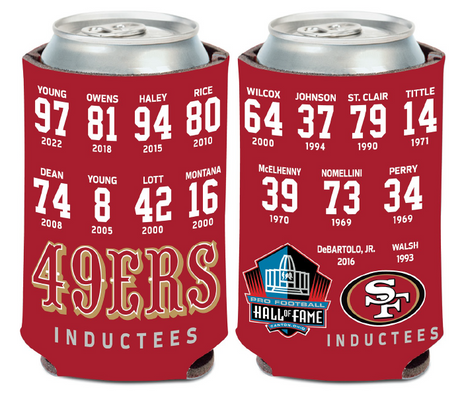 49ers Inductee Can Cooler