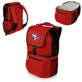 49ers Zuma Cooler Backpack by Picnic Time