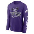 Vikings 2025 Nike Men's Rewind Long Sleeve T-Shirt