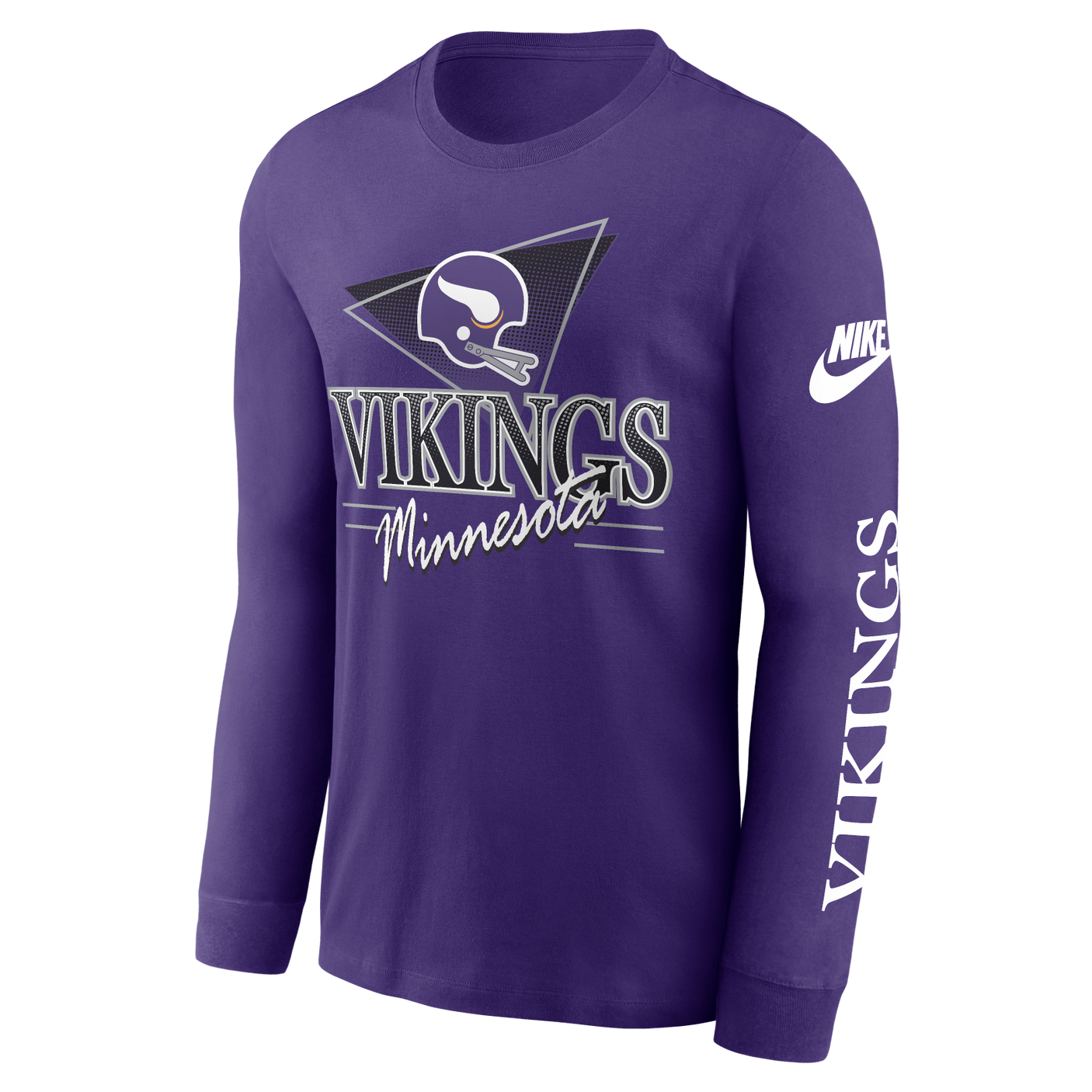 Vikings 2025 Nike Men's Rewind Long Sleeve T-Shirt