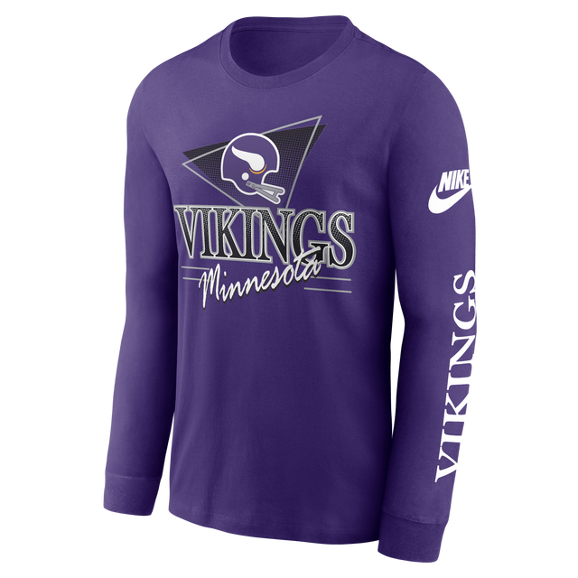 Vikings 2025 Nike Men's Rewind Long Sleeve T-Shirt