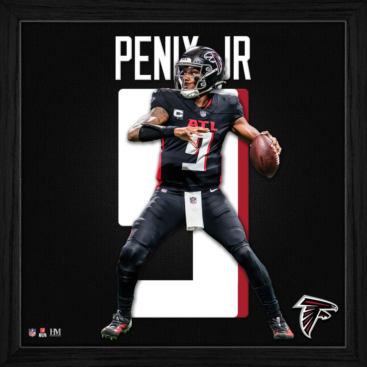Falcons Michael Penix Jr. Impact Jersey Frame