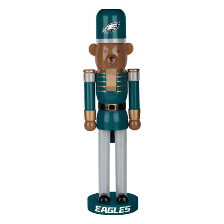 Eagles 14 Inch Bear Nutcracker Pro Football Hall of Fame