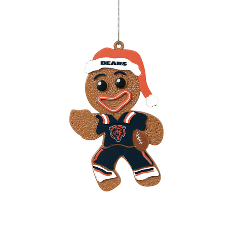 Bears Gingerbread Man in Uniform Ornament