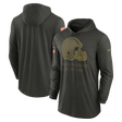 Browns 2025 Nike Men's Salute to Service Hooded Long Sleeve T-Shirt