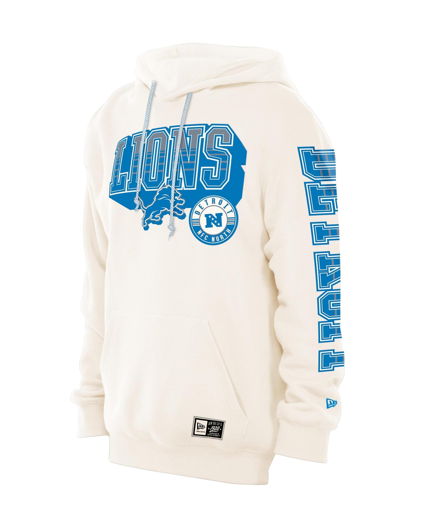 Lions 2026 New Era Men's Dune Dust Hooded Sweatshirt
