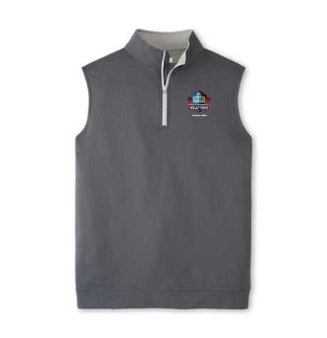 Hall of Fame Peter Millar Men's Iron Galway Performance 1/4 Zip Vest