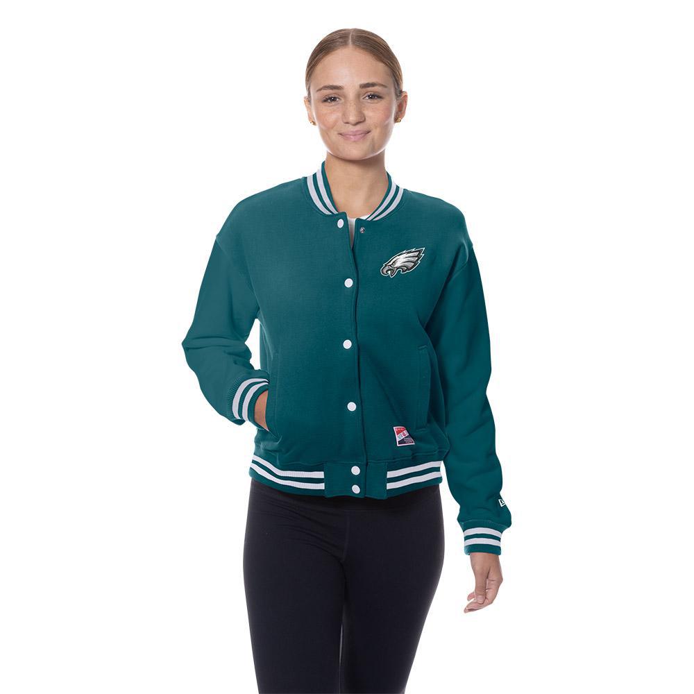 Eagles 2025 New Era Women's Snap Front Jacket