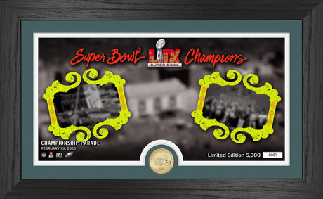 Eagles Super Bowl LIX Championship Parade Pano Bronze Coin Photo Mint