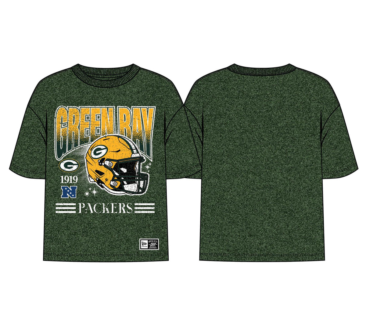 Packers 2026 New Era Women's Boxy T-Shirt