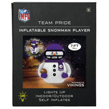 Vikings Team Pride Inflatable Snowman Player