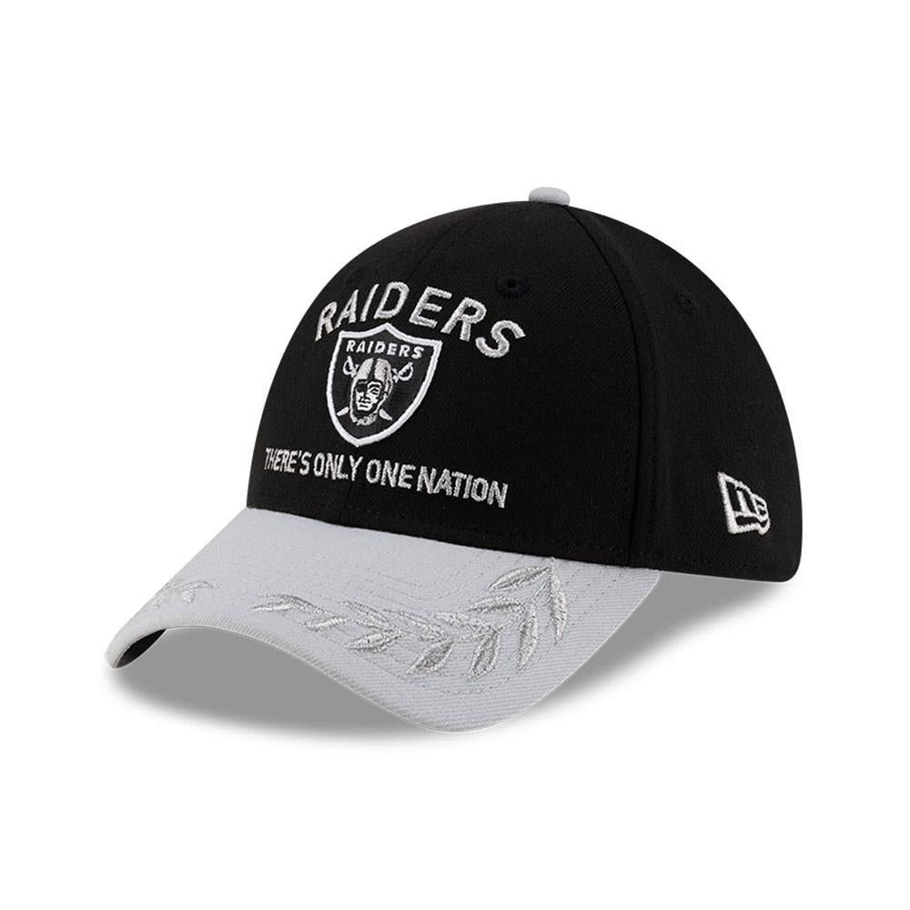 Raiders 2025 New Era Men's 39THIRTY Draft Hat