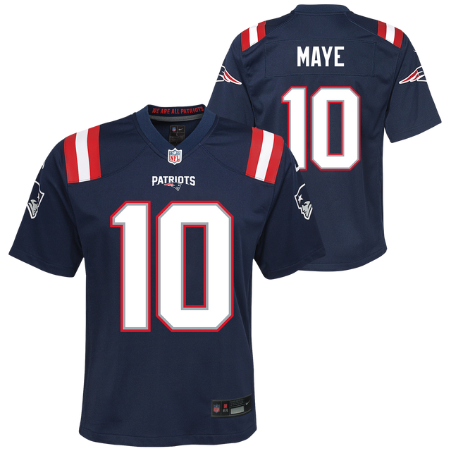 Patriots Drake Maye Youth Nike Game Jersey