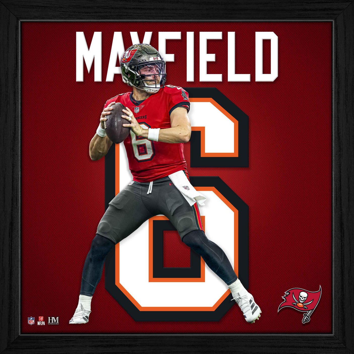 Buccaneers Baker Mayfield Impact Jersey Frame