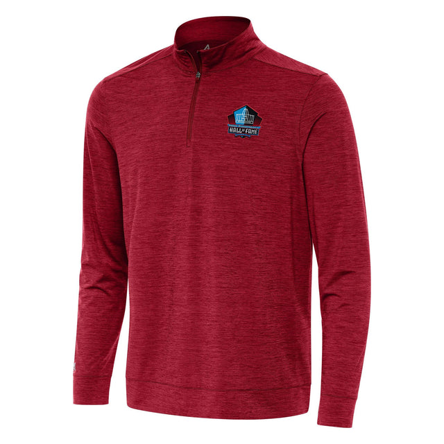 Hall of Fame Antigua Men's Cardinal Bright 1/4 Zip Pullover