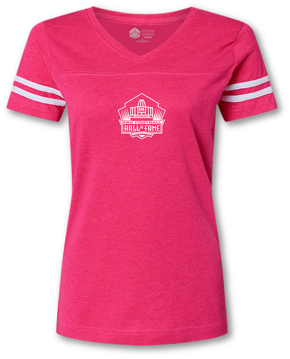 Hall of Fame Women's Logo Football T-Shirt