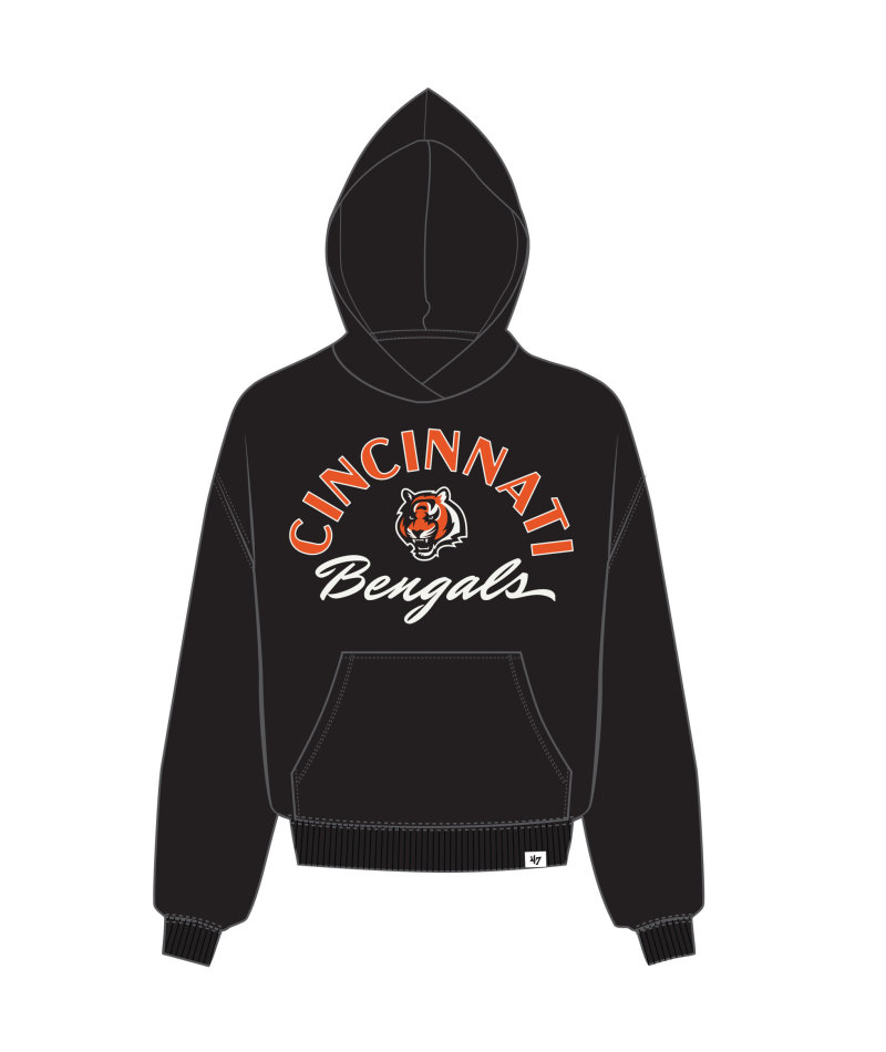 Bengals 2025 '47 Brand Women's Whirlwind Naomi Hoodie