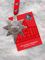 Hall of Fame 2026 Annual Aluminum Star Ornament Pro Football Hall of Fame