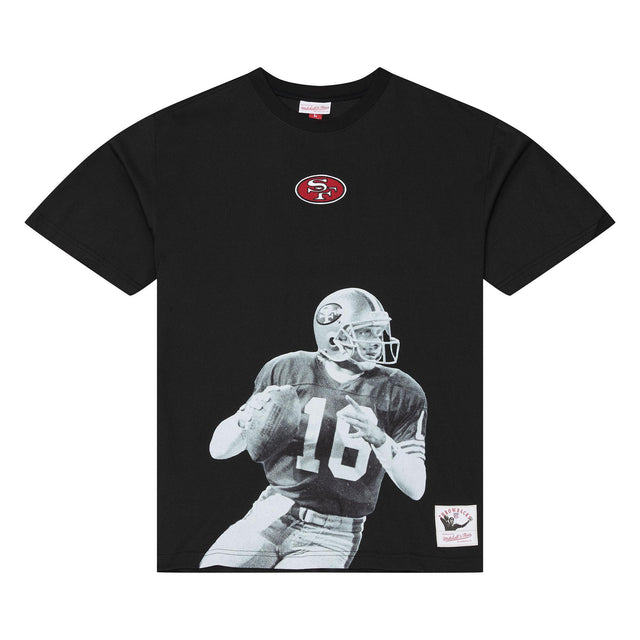 49ers Joe Montana 2026 Mitchell & Ness Throwback T-Shirt Pro Football Hall of Fame