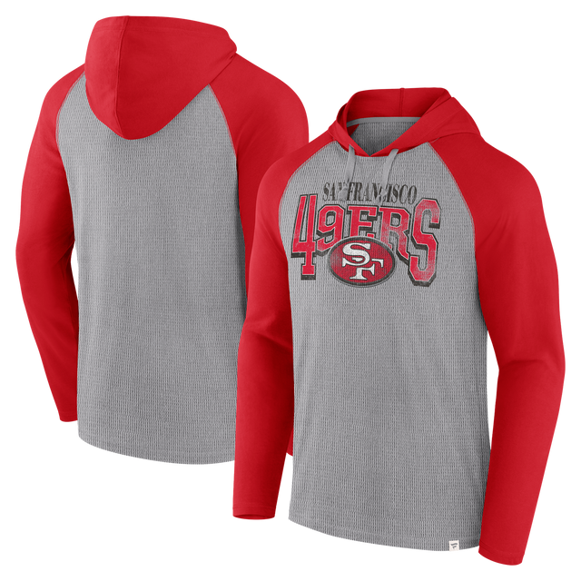 49ers Men's Fanatics Under Center Hooded Long Sleeve T-Shirt