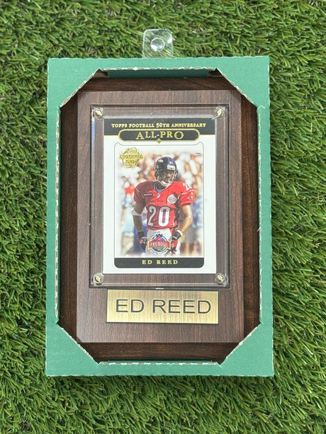 Ed Reed 4x6 Plaque