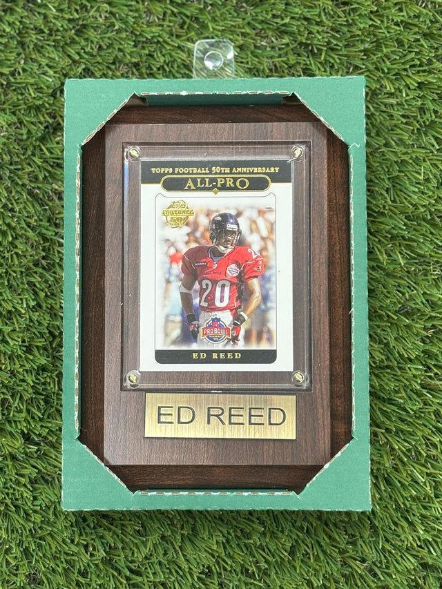 Ed Reed 4x6 Plaque