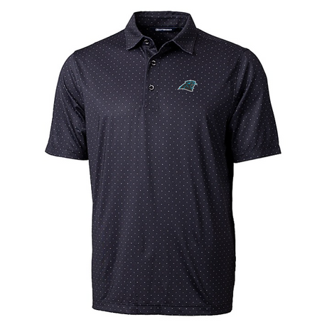 Panthers Pike Double Dot Print Stretch Polo