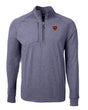 Bears Cutter and Buck Men's Adapt Eco Heather Quarter Zip Pullover