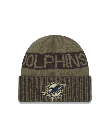 Dolphins 2025 Men's New Era Salute to Service Knit