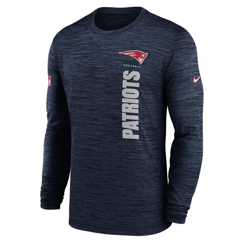 Patriots Men's Nike Velocity Long Sleeve T-Shirt