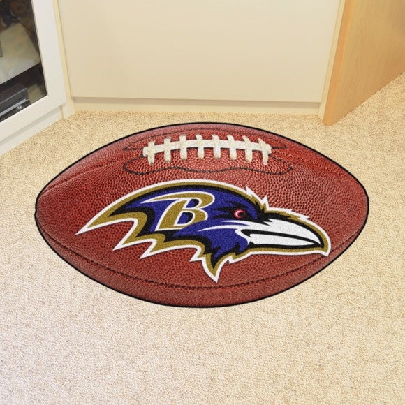 Ravens Team Football Mat