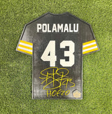 Troy Polamalu Wood Jersey 3D Sign