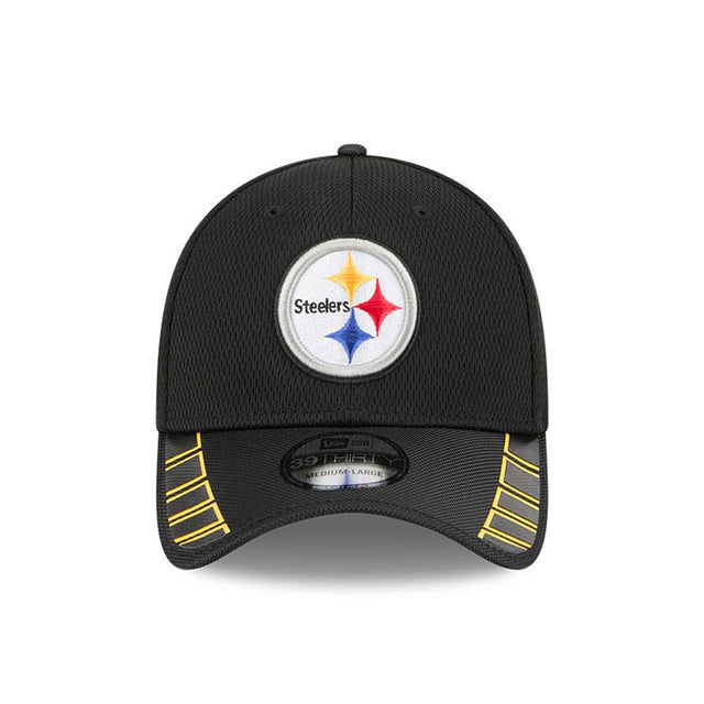 Steelers 2025 New Era Men's 39THIRTY Visor