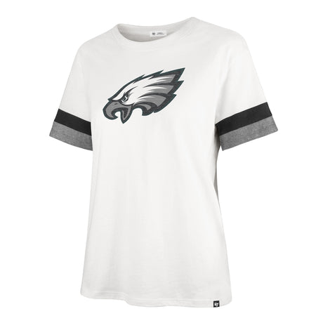 Eagles '47 Brand Women's Stripe T-Shirt