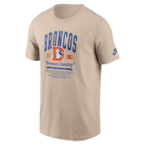 Broncos 2026 Nike Men's Rewind 2-Hit Essential T-Shirt Pro Football Hall of Fame