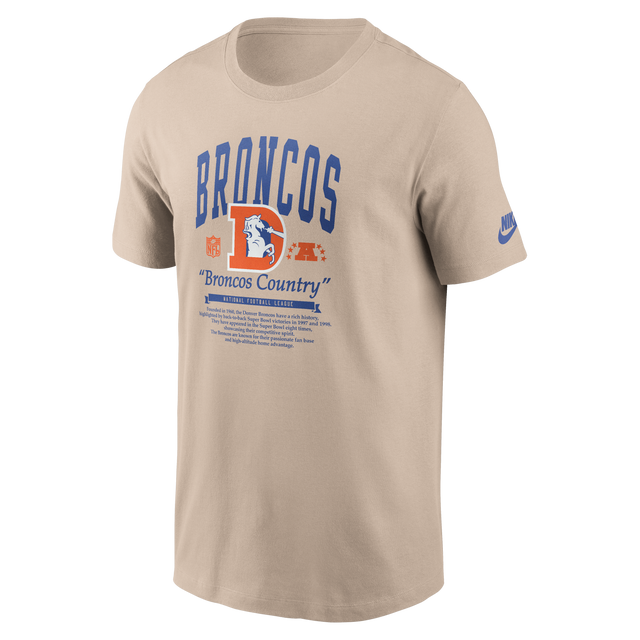 Broncos 2026 Nike Men's Rewind 2-Hit Essential T-Shirt Pro Football Hall of Fame