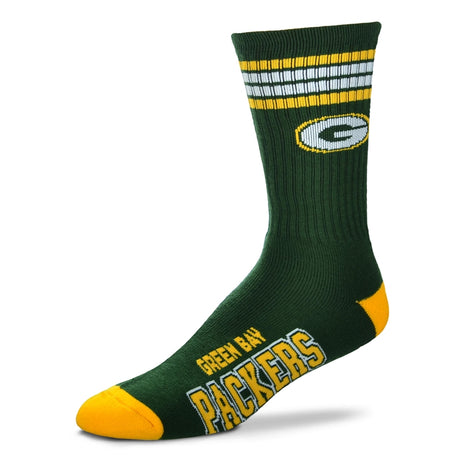 Packers 4 Stripe Deuce Sock