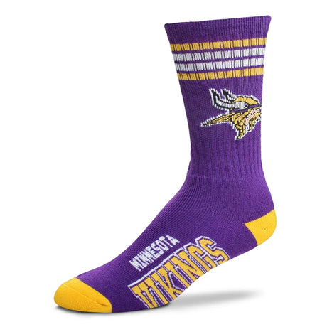 Vikings 4 Stripe Deuce Sock