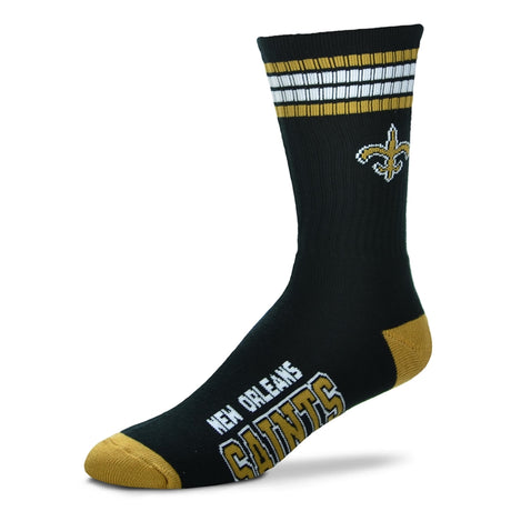 Saints 4 Stripe Deuce Sock