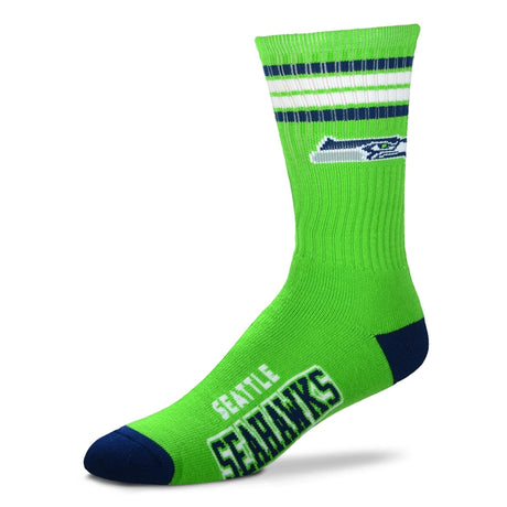 Seahawks 4 Stripe Deuce Sock