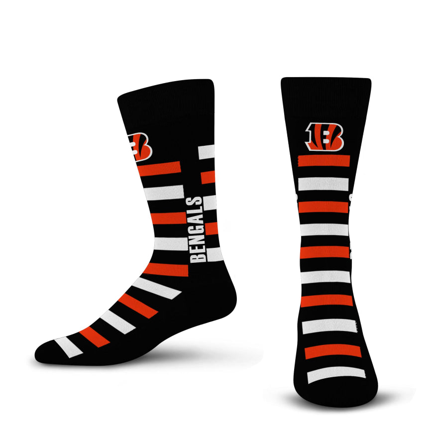 Bengals Word Crosswalk Socks