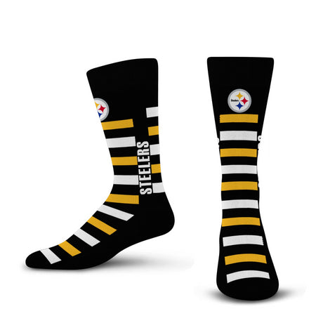 Steelers Word Crosswalk Socks