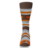 Browns Women's For Bare Feet Mountain Stripe Sock