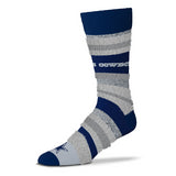 Cowboys Women's For Bare Feet Mountain Stripe Sock