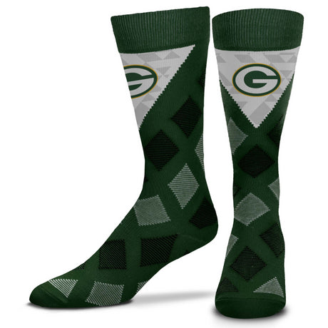 Packers Dashed Diamond Socks