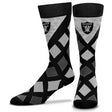 Raiders Dashed Diamond Socks