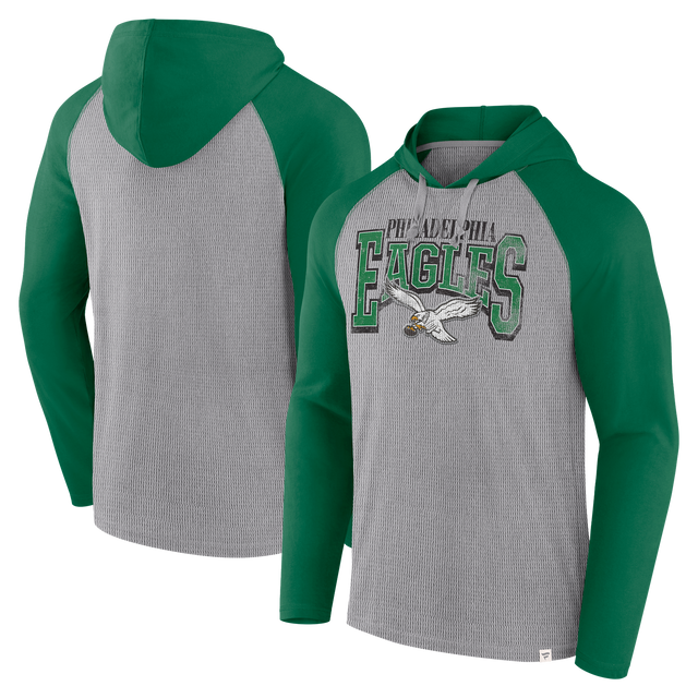 Eagles Men's Fanatics Under Center Hooded Long Sleeve T-Shirt