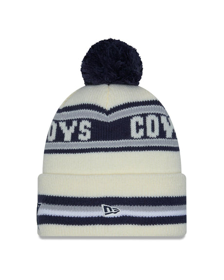 Cowboys 2025 New Era Men's Cream Classic Knit